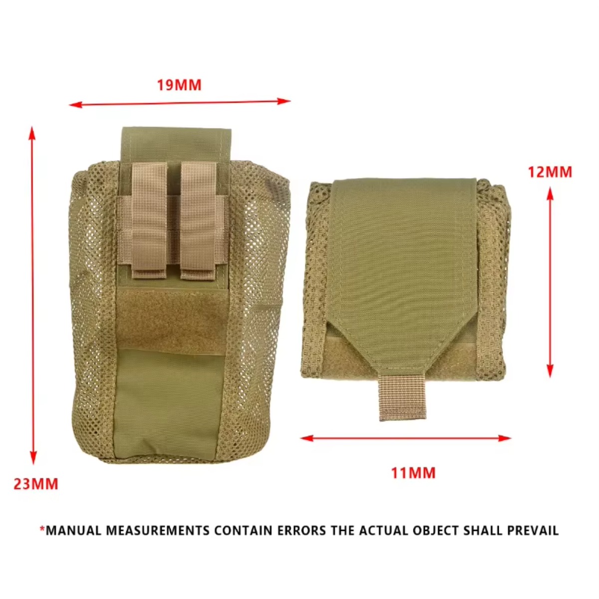 Tactical Dump Pouch Foldable Drop Bag - Tactical Outdoor Sport Hunting Bags 500D