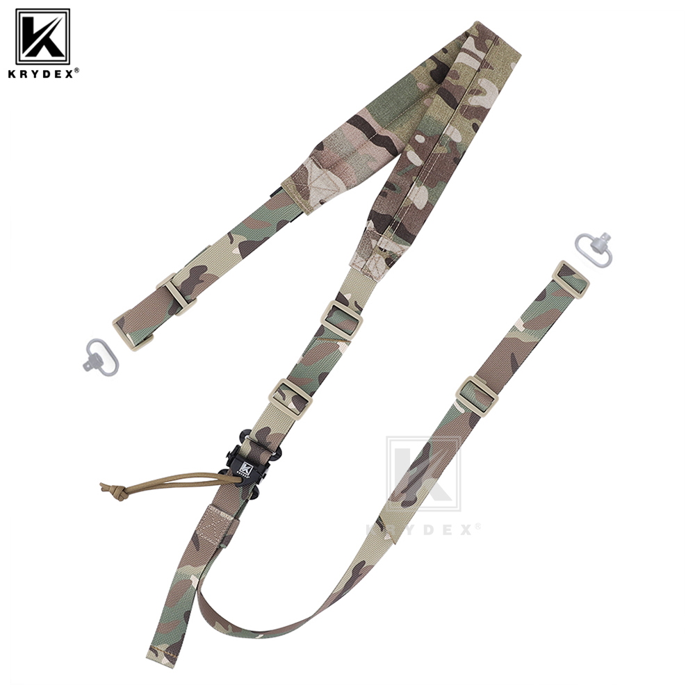 Tactical Sling 2 Point Quick Adjust Rifle - KRYDEX MK2 Sniper Sling Lightweight Tactical