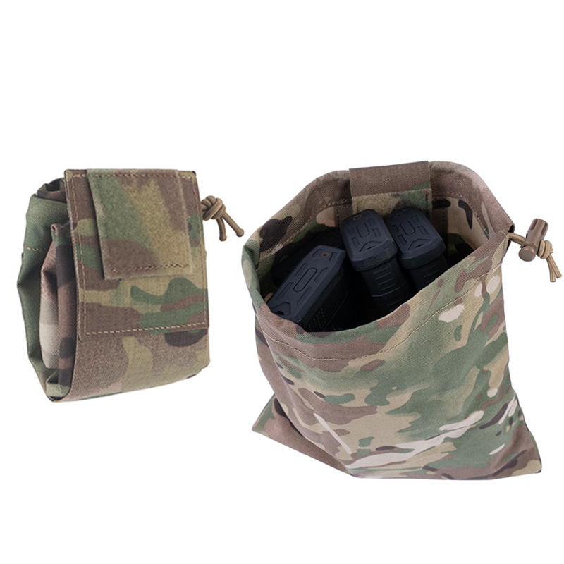 Tactical Dump Pouch Foldable Drop Bag - Tactical Foldable Magazine Dump Pouch Drop