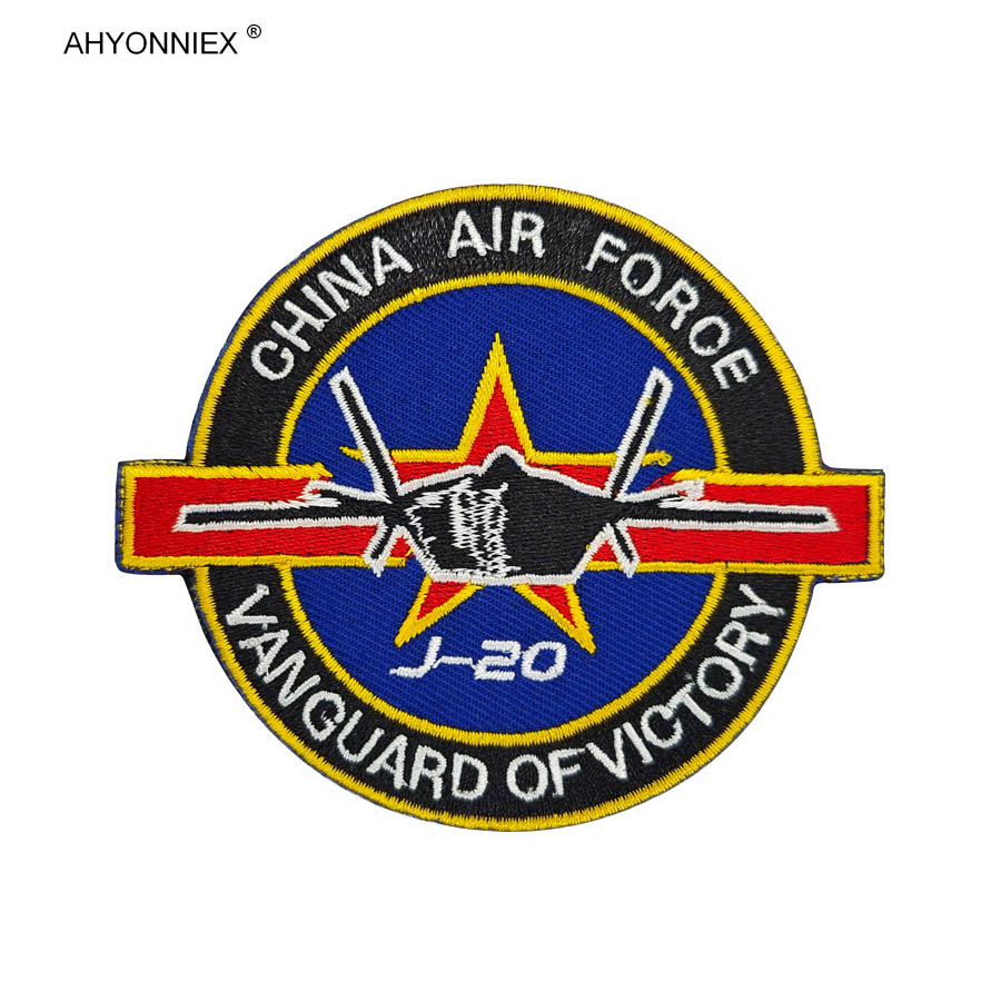 1PC 3D Fabric China J20 Flag P - Patch Morale Tactical Military Hook Loop 评论和价格