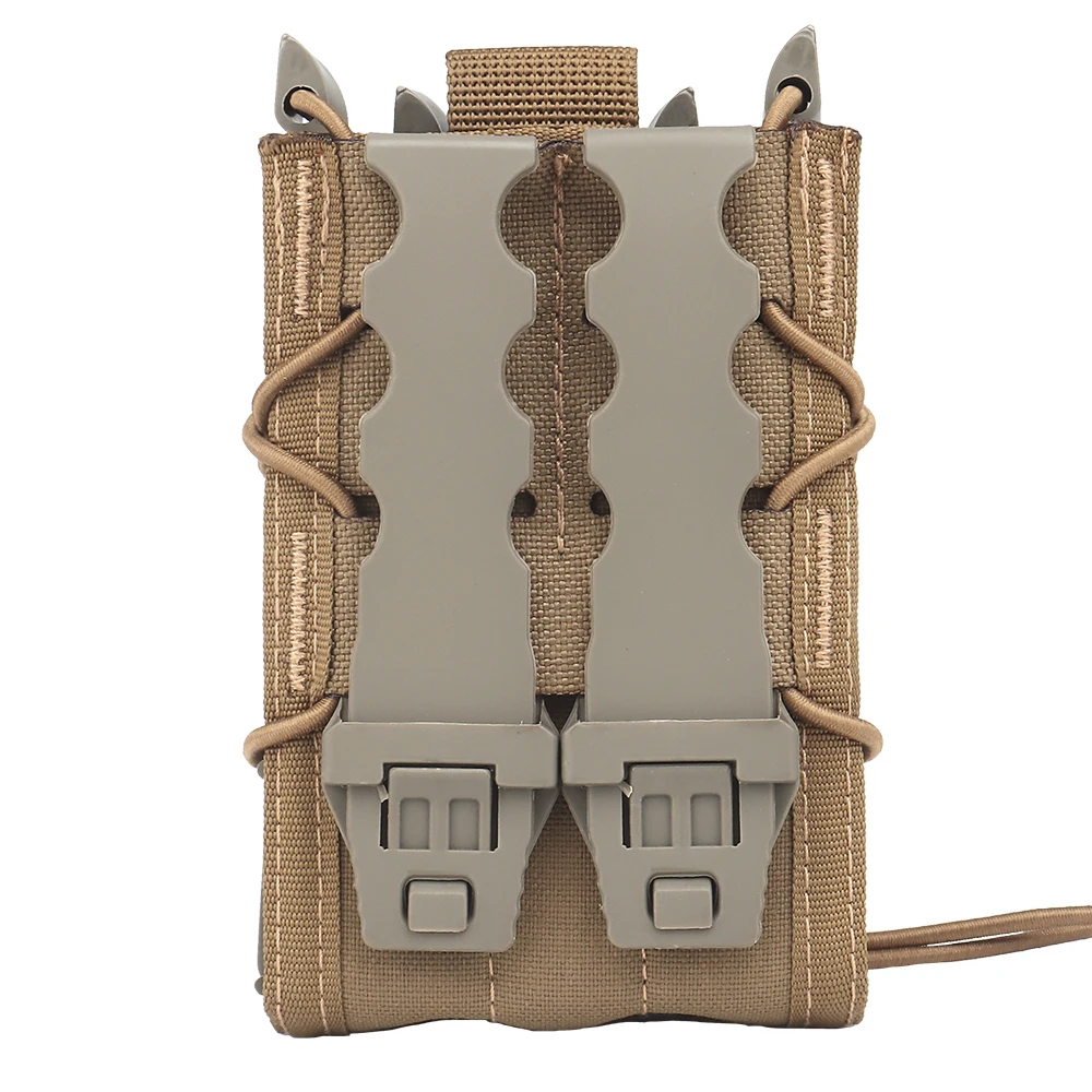 Tactical Molle 9mm 5.56 Double - Molle Mag Pouch Double Magazine 5.56 9Mm 评论和价格