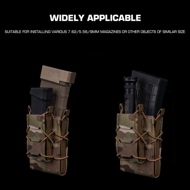 5.56+9mm Double Magazine Pouch - Molle Mag Pouch Double Magazine 5.56 9Mm 评论和价格