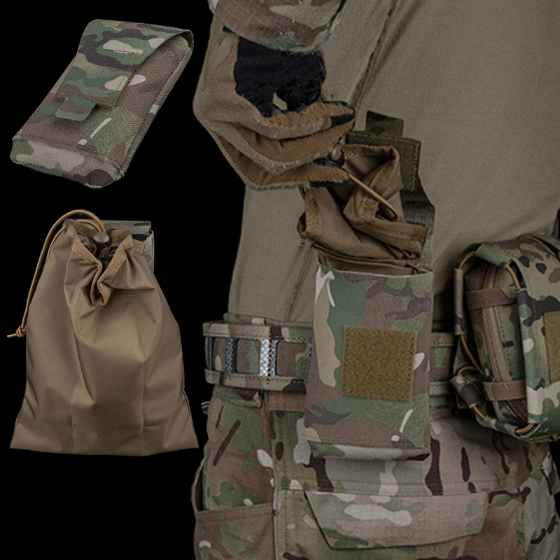 Outdoor Hunting Waist Packs Ta - Tactical Dump Pouch Foldable Drop Bag 评论和价格